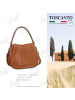 Toscanto Leder Umhängetasche Toscanto Tasche braun ca. 27cm
