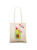 Mr. & Mrs. Panda Tragetasche Avocado Party ohne Spruch in Creme