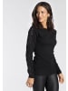 Melrose Strickpullover in schwarz