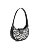 Armani Exchange Jodie Schultertasche 26 cm in black white