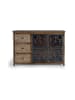 Giner y Colomer Sideboard aus gealtertem braunem Mangoholz in Brown