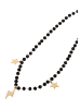 myMo ROCKS Women Chain Necklace in Black Gold