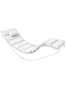 Beliani Auflagen BRESCIA PREMIUM in Weiß - (W) 60 x (H) 5 x (L) 180 cm