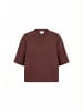 Levete Room T-Shirt LR-NUKA in 4108 - BITTER CHOCOLATE