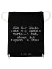 Mr. & Mrs. Panda Stofftasche Als der liebe Gott... mit Spruch in Schwarz