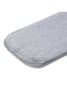 Adler Europe AD 7415 Fleece-Heizkissen 30 x 40 cm mit 2 Heizstufen in Grau/Blau