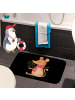 Mr. & Mrs. Panda Badteppich Maus Weihnachten ohne Spruch in Schwarz