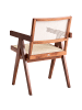 Beliani Esszimmerstuhl WESTBROOK in Braun/Naturfarben - (W) 55 x (H) 85 x (L) 58 cm