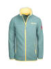 Trollkids Fleece Jacke "Oppdal XT" in Gletschergrün/Limonade