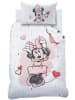 Disney Minnie Mouse Baby Bettwäsche-Set Flanell "Disney's Minnie Mouse" in Weiß