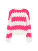 ebeeza Damen Sweater in WOLLWEISS PINK