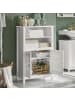 SoBuy Badschrank in Weiß - (B)60 x (H)90 x (T)26cm