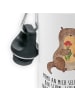 Mr. & Mrs. Panda Kindertrinkflasche Otter Blumenstrauß mit Spruch in Weiß