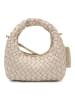 Les Visionnaires Greta Micro weave Handtasche Leder 20 cm in vanilla