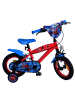 Volare Kinderfahrrad Ultimate Spider-Man Jungen 12 Zoll Kinderrad in Blau/Rot 3 Jahre