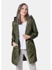 GOLDNER Kurzgröße:  Trendiger leichter Regen Parka aus funktionalem Material in oliv