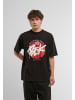 DEF DEF T-Shirts in black/red