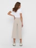 JACQUELINE de YONG Hose Wide Fit Ankle Pants Flare Culotte Cropped Pants in Grau