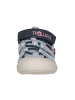 Trollkids Leder-Lauflernschuhe Femund in navy/mint