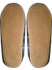 normani 1 Paar Herren-Slipper Karo in Blau