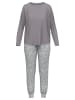 Tom Tailor Pyjama Victoria in grau-mittel-Allover