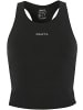 Craft Top "Hypervent Cropped Pocket Singlet W" in Schwarz