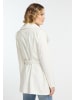 DreiMaster Vintage Damen Kurzmantel Aus Baumwolle in Wollweiss