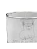 Mr. & Mrs. Panda Whiskey Glas Corgie mit Spruch in Transparent