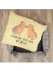 Mr. & Mrs. Panda Katzennest Capybara Liebe mit Spruch in Gelb Pastell