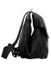 Bruno Banani Rucksack echt Leder in schwarz