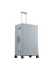 Aleon Traveler Macro 4-Rollen Trolley 77 cm mit Kleidersack in platinum