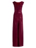 Vera Mont Jumpsuit im Glitzer-Look in Rot/Grau