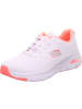 Skechers Lowtop-Sneaker ARCH FIT - INFINITY COOL in white/pink