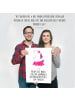 Mr. & Mrs. Panda Bild Einhorn Ballerina mit Spruch in Transparent