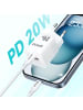 Wisam BWOO CDA156 PD Wandladegerät 1x USB-C 1x USB 20W weiß