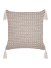 Beliani 2er-Set Dekokissen HAKONE in Beige