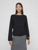 Vila Strickpullover in Black