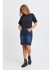 PULZ Jeans Denimrock PZKAROLINA Pencil shape in Dark Blue Denim