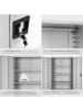 tectake Aktenschrank  140 x 90 x 40 cm, grau