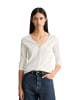 Marc O'Polo DENIM Pointelle-Cardigan slim in Silky White