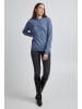 PULZ Jeans Kapuzenpullover in blau