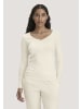 Hessnatur Hessnatur Longsleeve V-Neck PURE NATUREaus reiner Bio-Baumwolle in natur