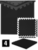 eyepower Fitnessmatte Prometheus 4er Set in schwarz