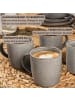 Sänger Kaffeebecher Set Kairo Graphit - 6 teilig aus Steingut