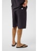 Matinique Shorts MAneel Gerade Passform in Washed Black