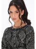 myMo ROCKS Women Cardigan in black offwhite