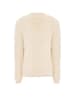 IZIA Damen Strickjacke in Wollweiss