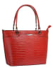 Cluty Handtasche echt Leder in rot