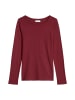 Longsleeve slim in Deep Burgundy