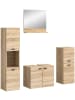 ebuy24 Badmöbelset Boston (4-teilig) Eiche 137 x 33 cm